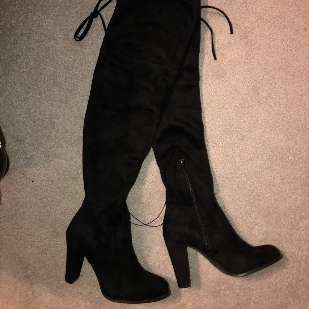 Black Over the Knee Boots